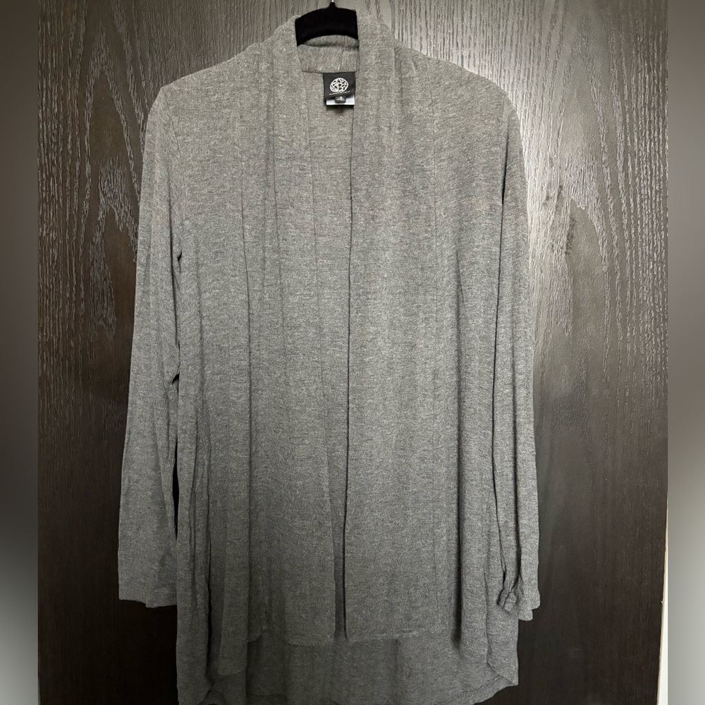 Bobeau flyaway hem cardigan